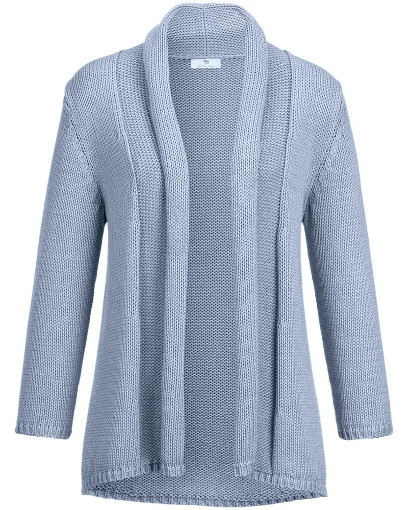 Peter Hahn Cardigan 3/4-Arm  blau Blau