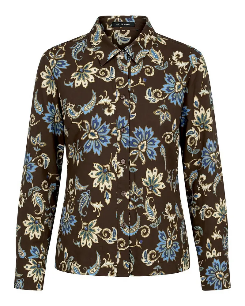 Peter Hahn Bluse  braun Braun