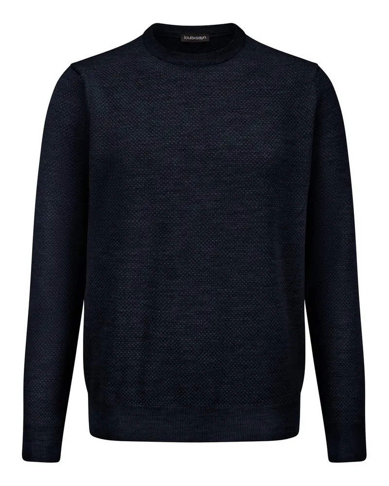 Louis Sayn Rundhals-Pullover  blau Blau