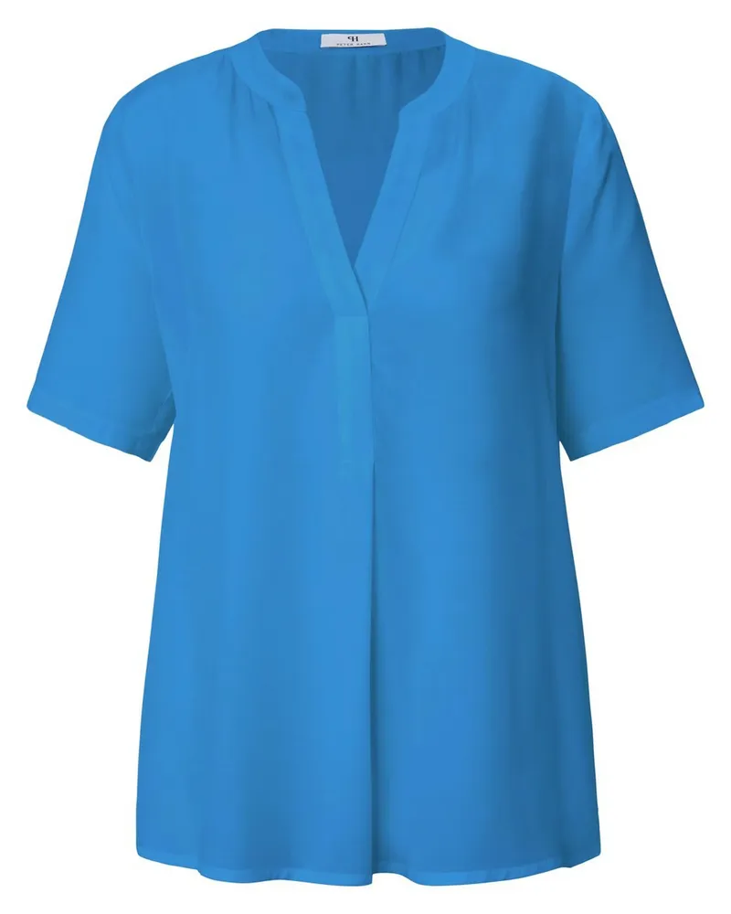 Peter Hahn Bluse  blau Blau