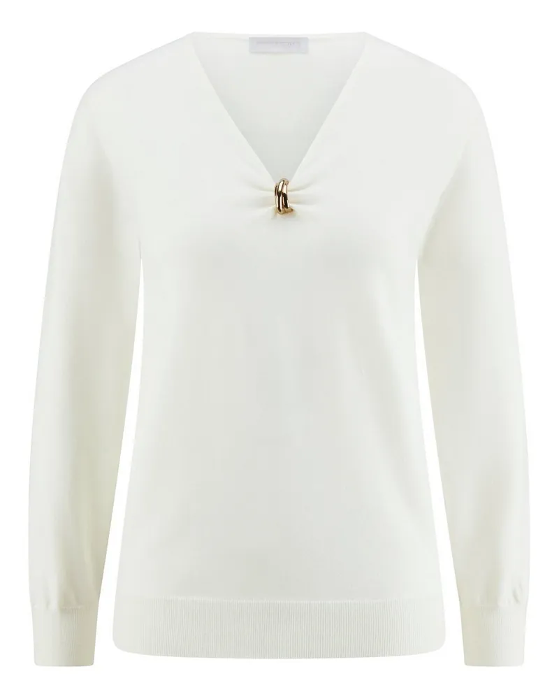 St. Emile V-Pullover  weiss Weiss