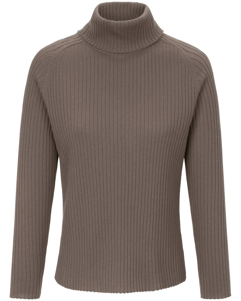 Peter Hahn Rollkragen-Pullover aus 100% Schurwolle-Merino  beige Beige