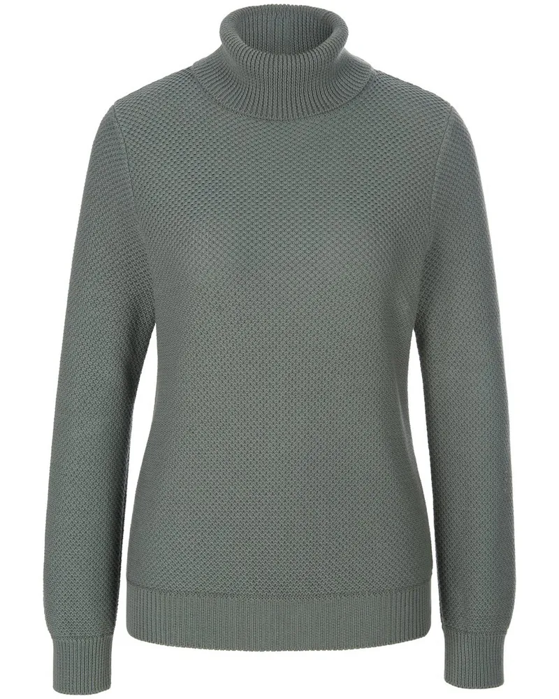 Peter Hahn Rollkragen-Pullover  grün Grün