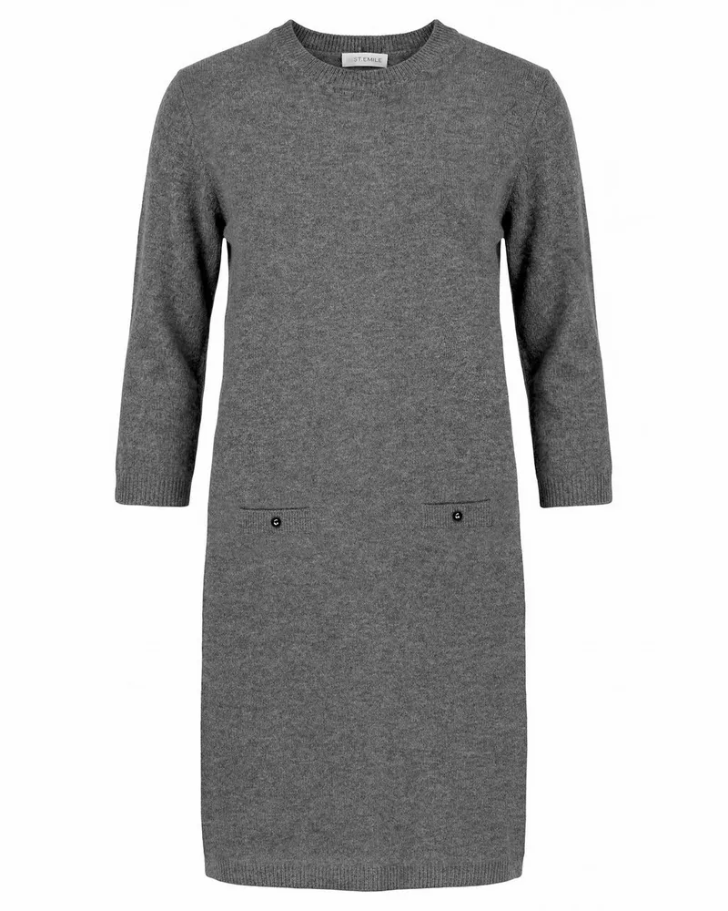 St. Emile Strickkleid  grau Grau