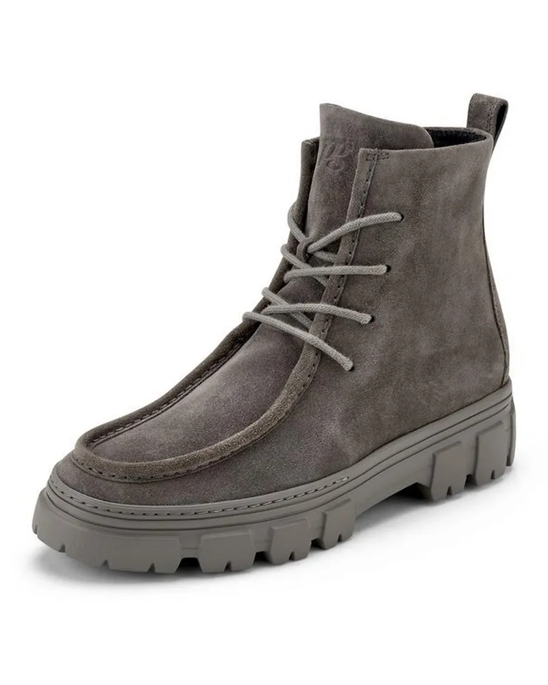 paul green Schnür-Stiefelette  grau Grau