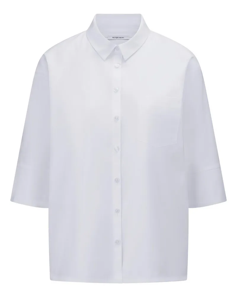 Peter Hahn Bluse  weiss Weiss