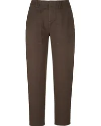 DAY.LIKE Knöchellange Feminine Fit-Hose  braun Braun