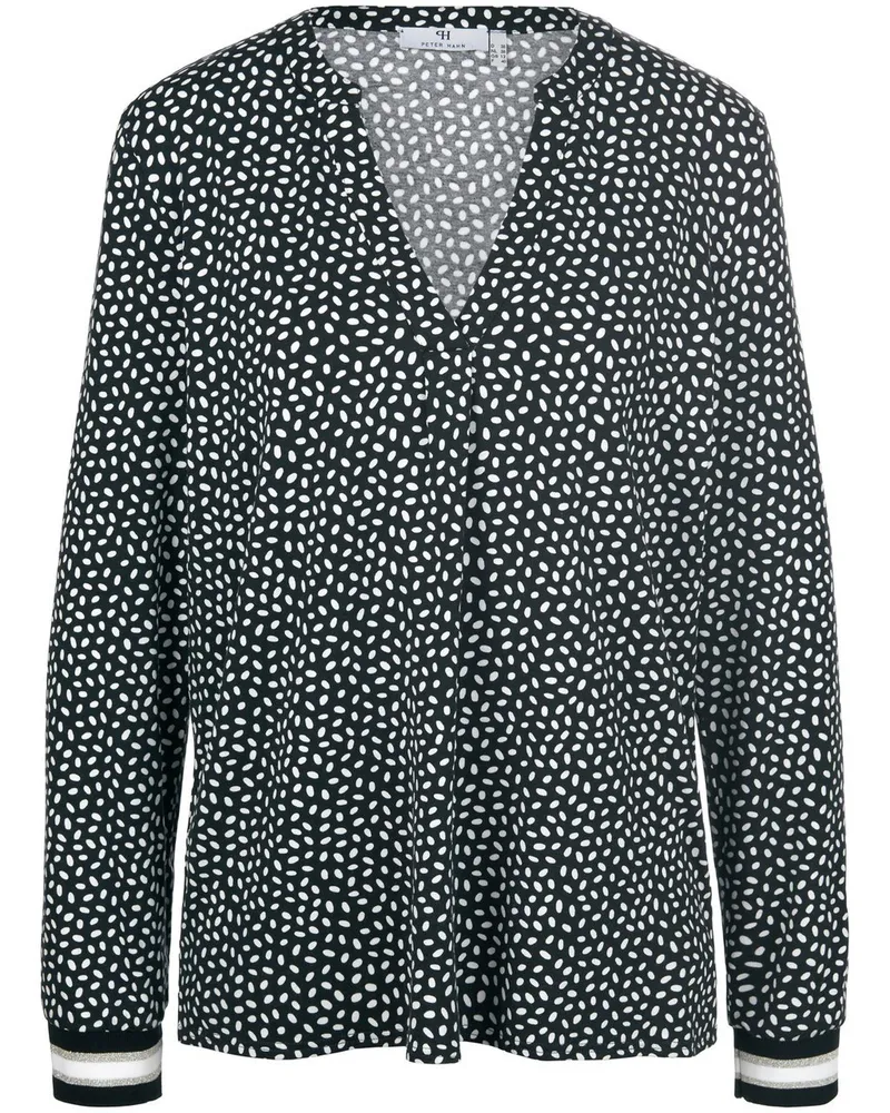 Peter Hahn Jersey-Bluse  blau Blau