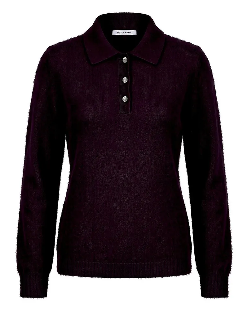 Peter Hahn Polo-Pullover  lila Lila