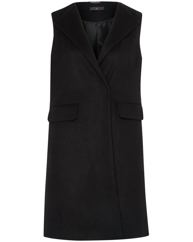 Emilia Lay Long-Weste  schwarz Schwarz