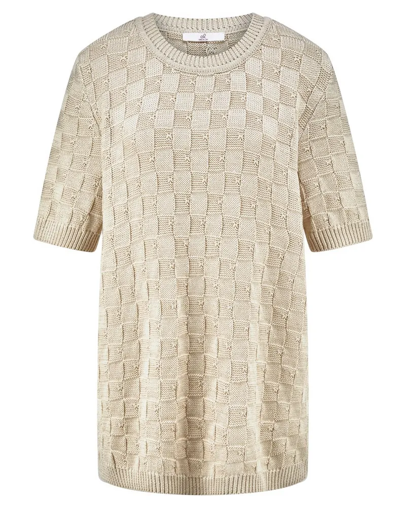 Emilia Lay Rundhals-Pullover  beige Beige