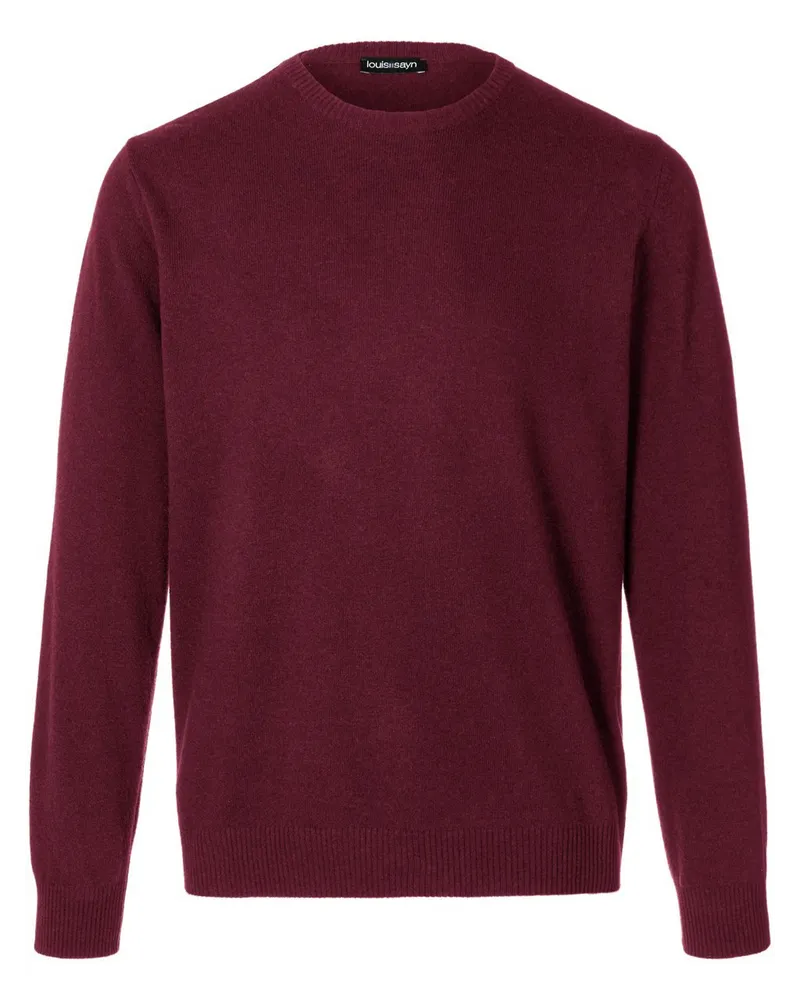 Louis Sayn Pullover aus 100% Schurwolle-Lambswool  rot Rot