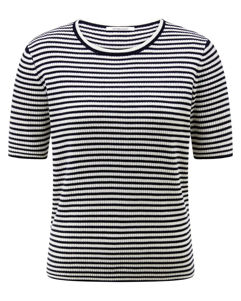 Peter Hahn Rundhals-Pullover  weiss Weiss