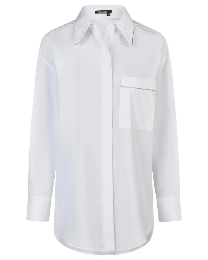 MARC AUREL Long-Bluse  weiss Weiss