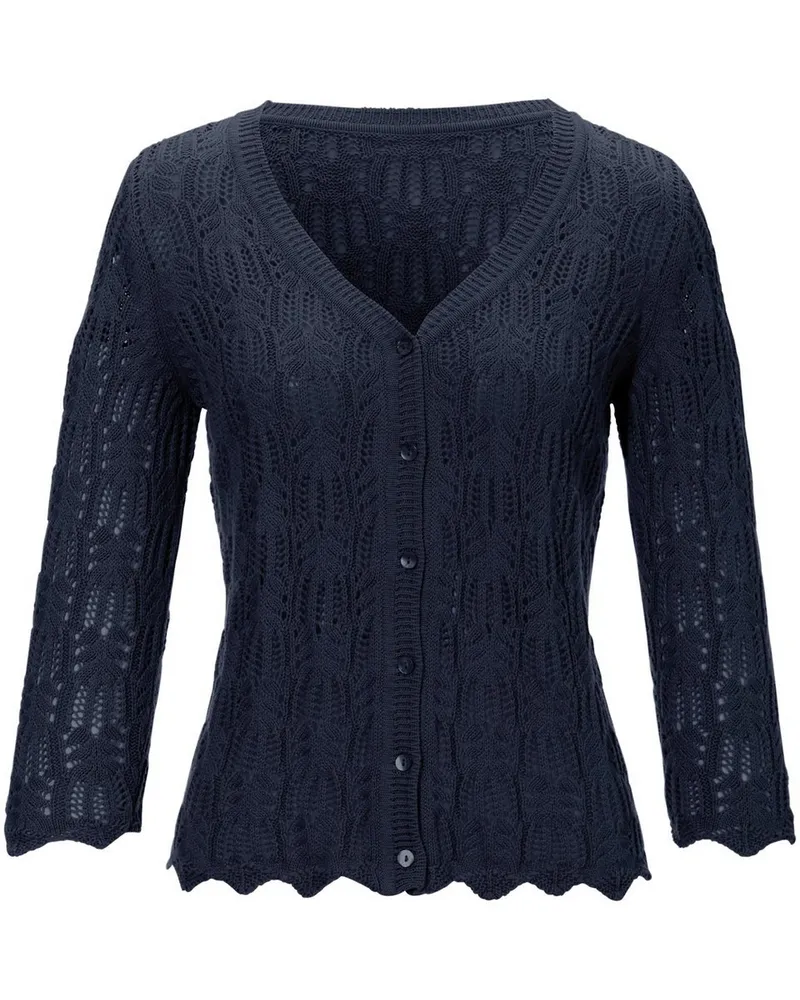 Peter Hahn Cardigan  blau Blau
