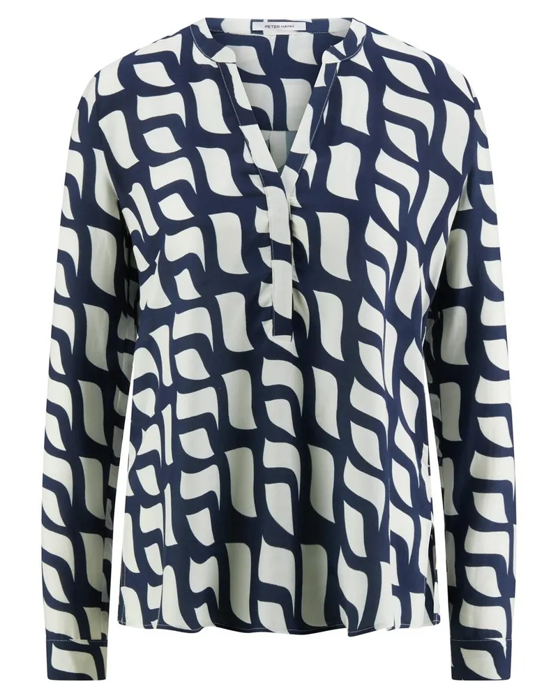 Peter Hahn Bluse  blau Blau