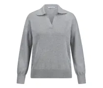 Polo-Pullover  grau