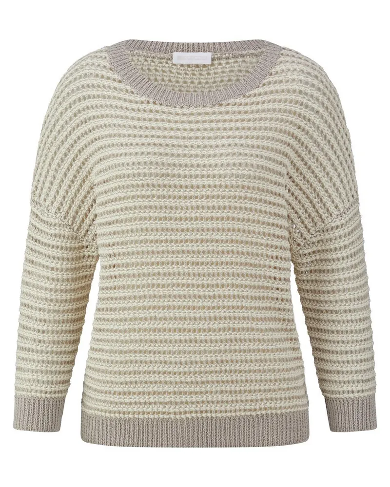 St. Emile Rundhals-Pullover  beige Beige
