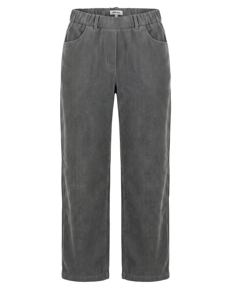 KjBrand Wide Fit-Cord-Hose  grau Grau
