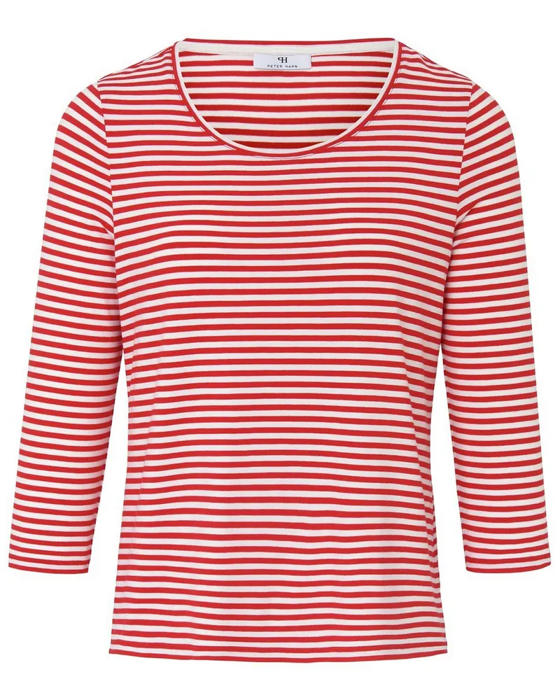 Peter Hahn Rundhals-Shirt 3/4-Arm  rot Rot