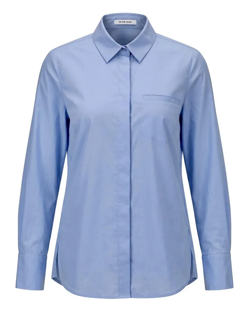 Peter Hahn Long-Bluse  blau Blau