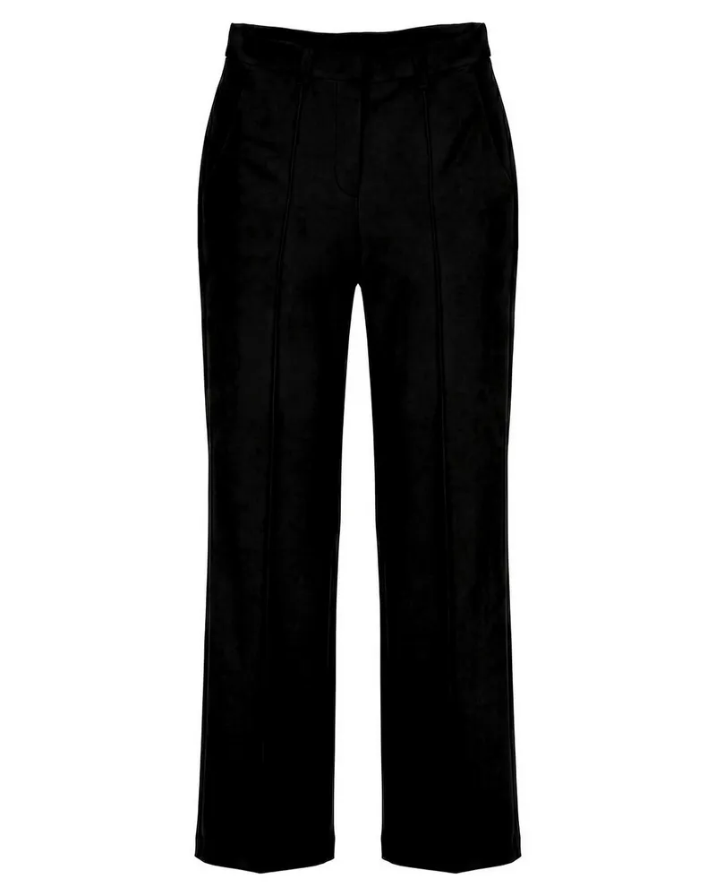 FADENMEISTER BERLIN Wide Fit-Hose  schwarz Schwarz