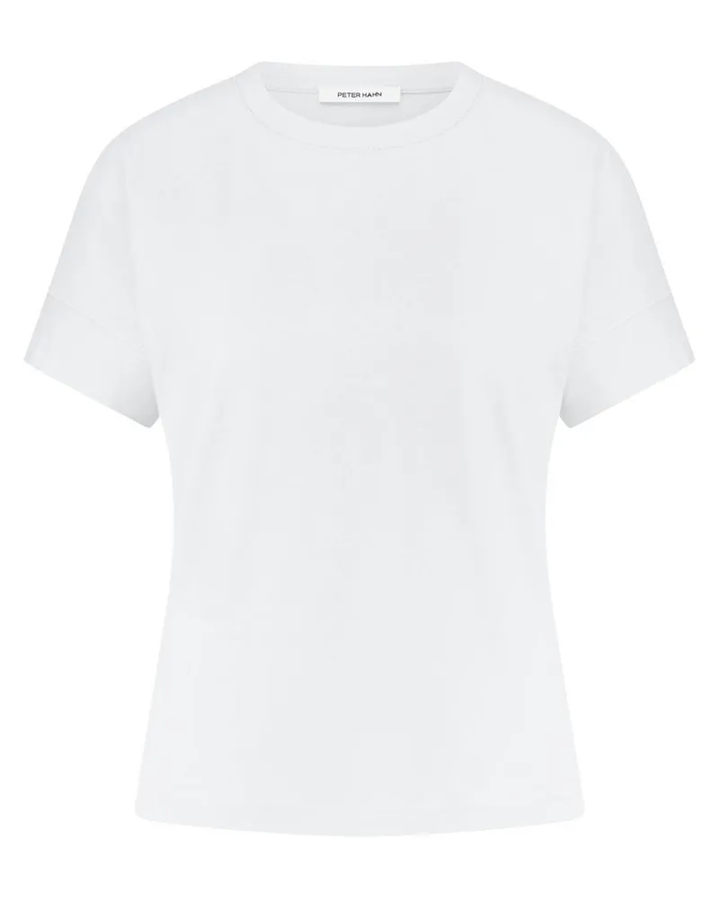 Peter Hahn Rundhals-Shirt  weiss Weiss