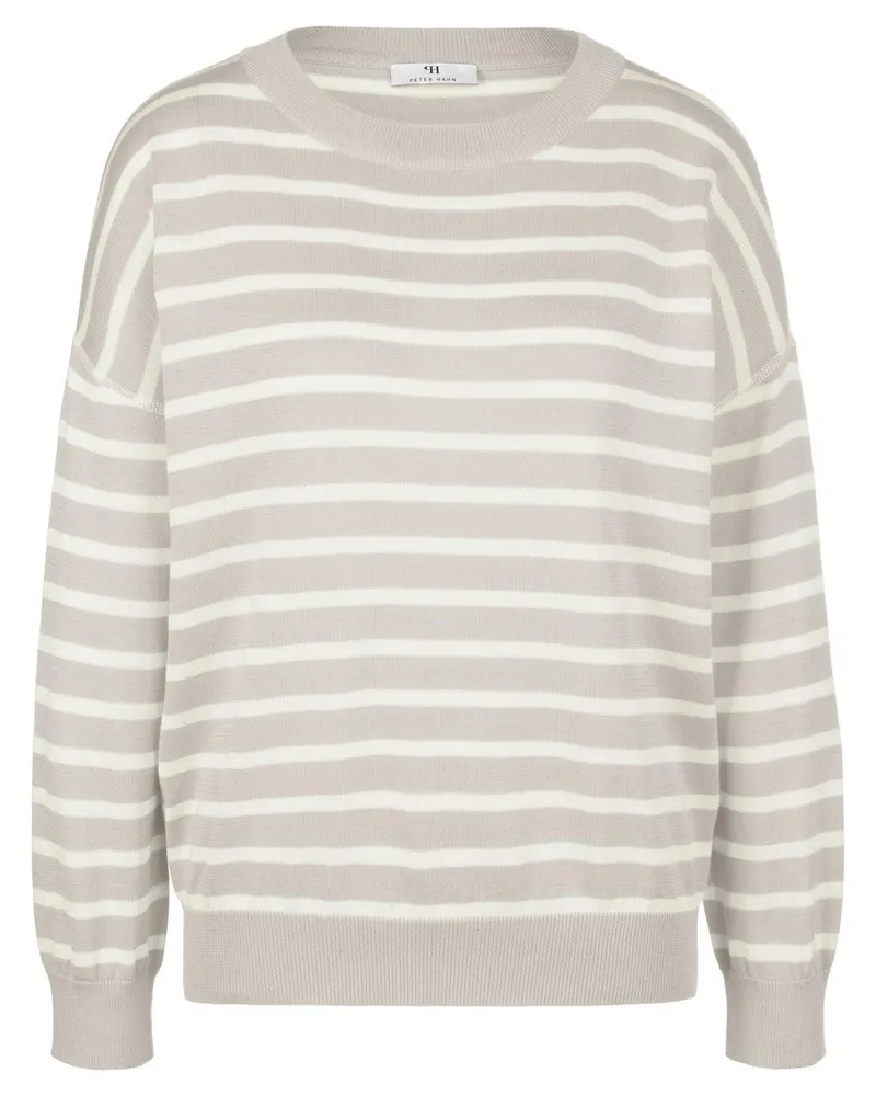 Peter Hahn Rundhals-Pullover aus 100% SUPIMA®-Baumwolle  beige Beige