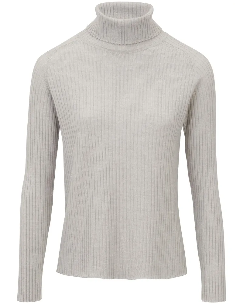 Peter Hahn Rollkragen-Pullover aus 100% Schurwolle-Merino  grau Grau