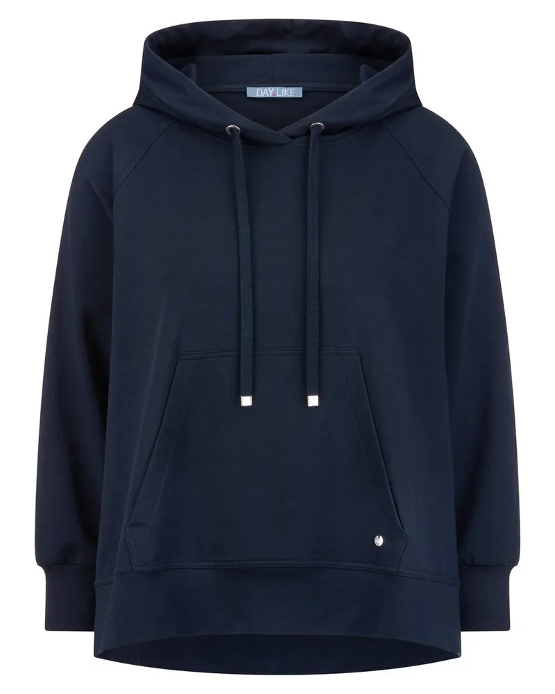 DAY.LIKE Kapuzen-Sweatshirt  blau Blau