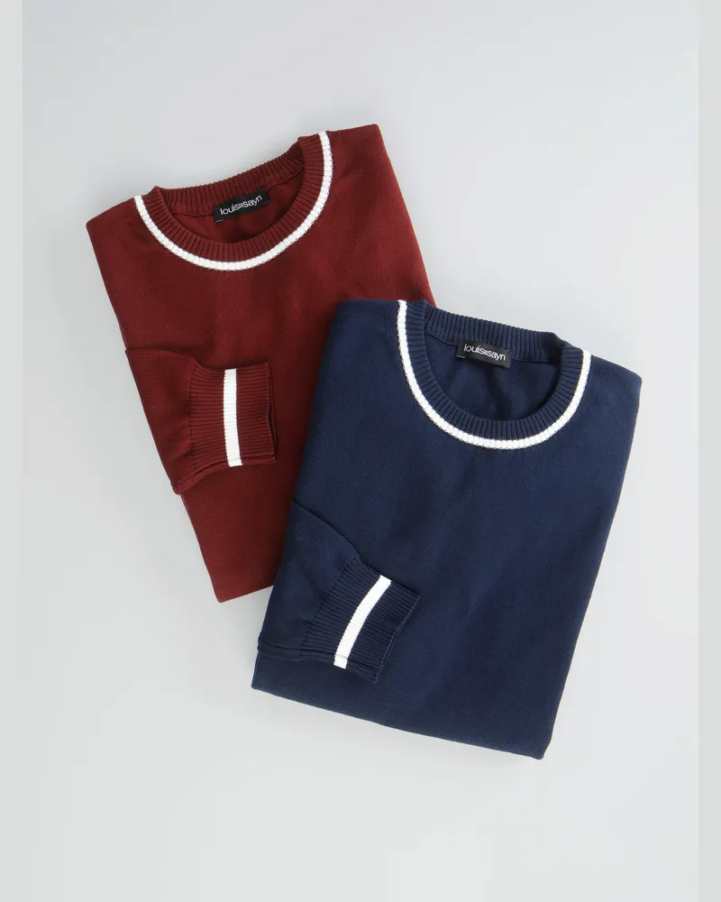 Louis Sayn Strickpullover  blau Blau