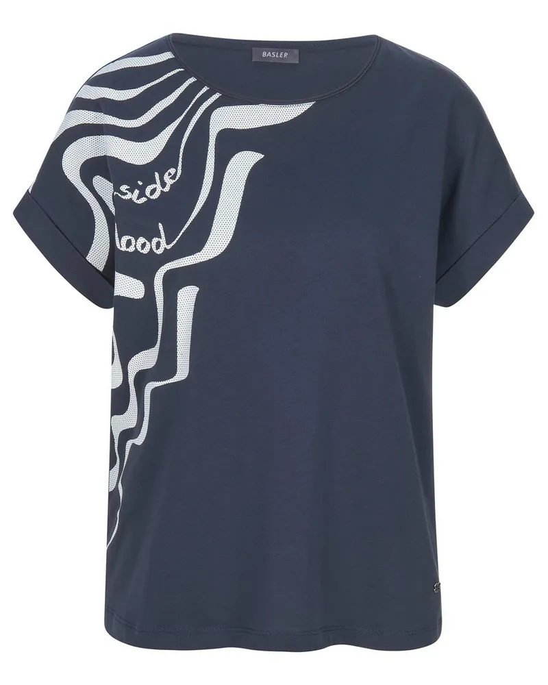 Basler Jersey-Shirt  blau Blau