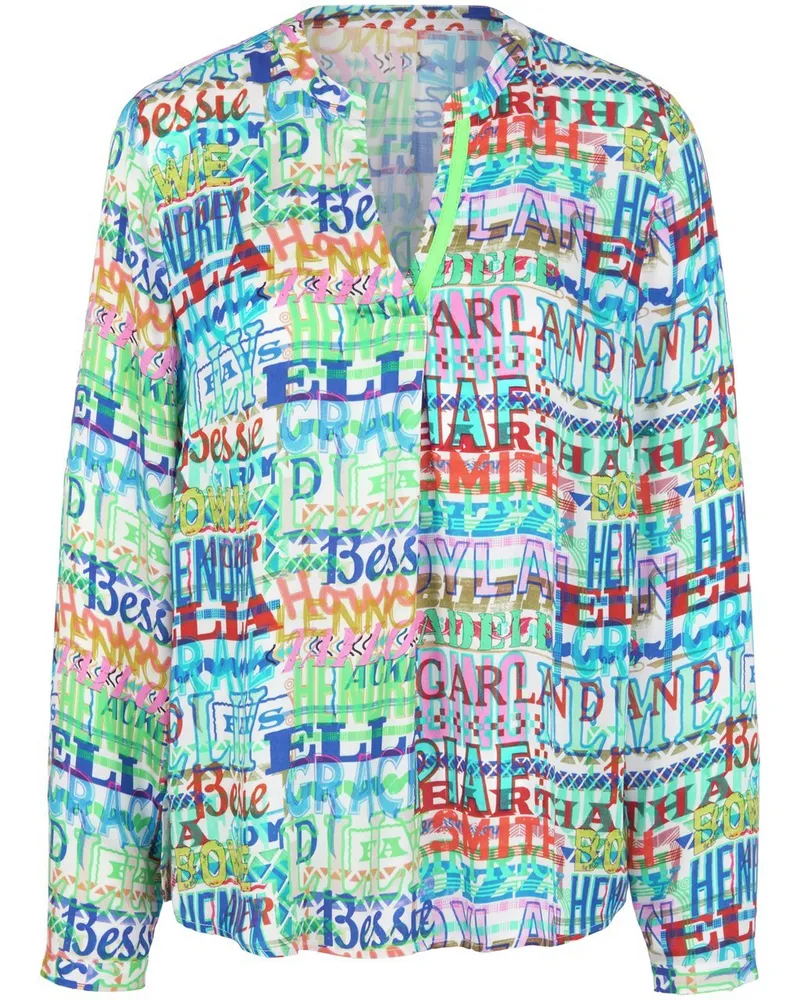 Peter Hahn Bluse  blau Blau