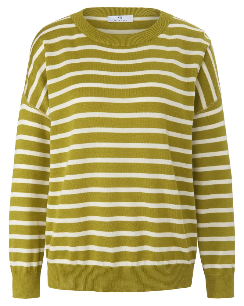Peter Hahn Rundhals-Pullover aus 100% SUPIMA®-Baumwolle  grün Grün