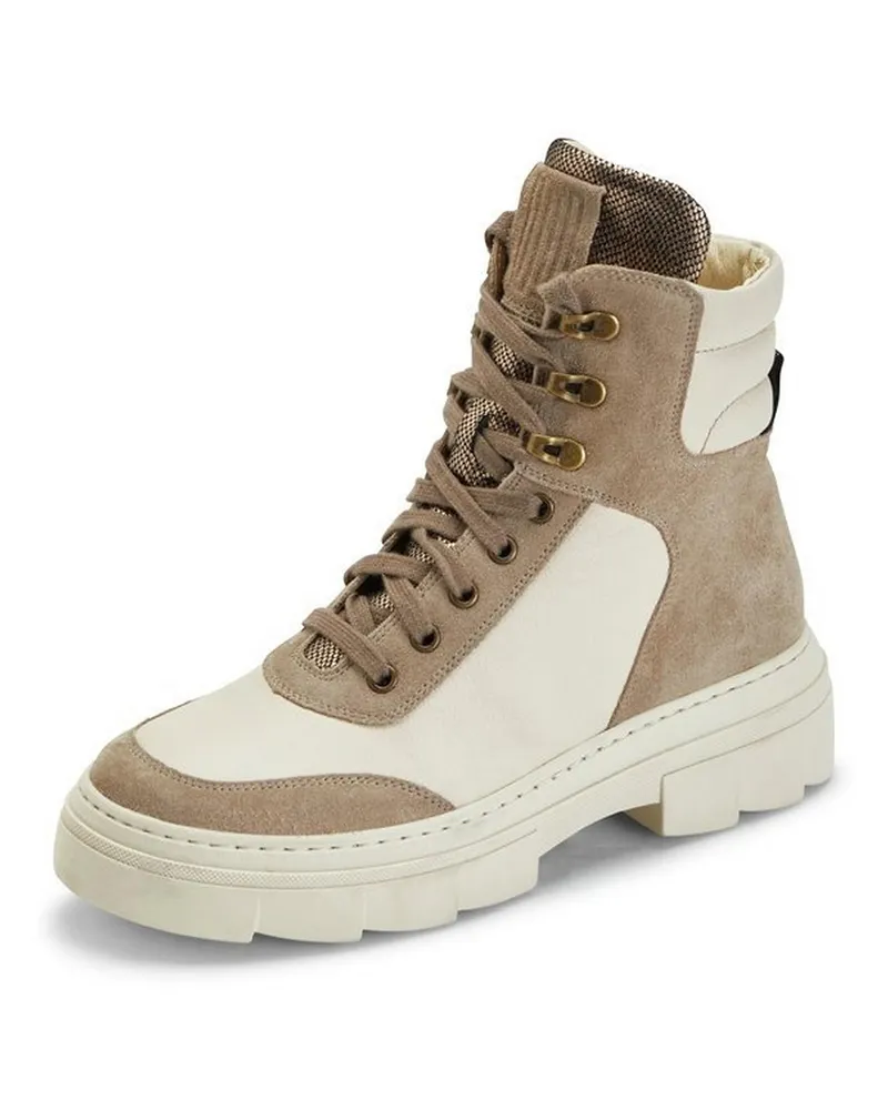 Waldläufer Schnür-Stiefelette Saiga  beige Beige