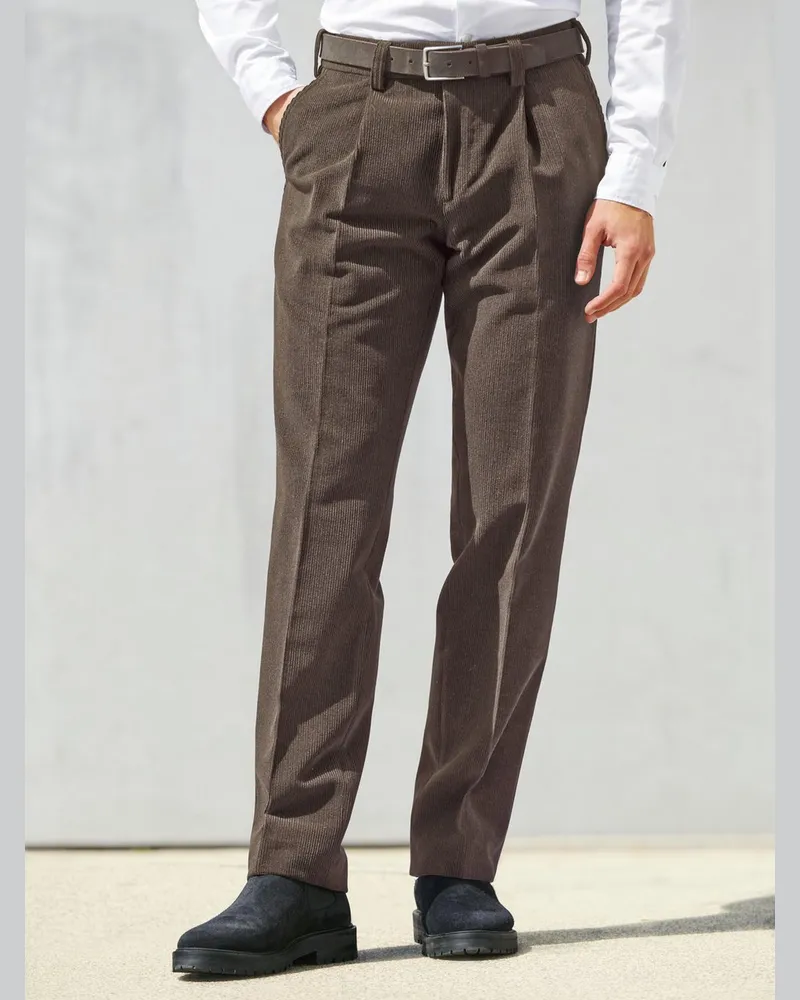 Brax Bundfalten-Hose Modell Luis Eurex by  beige Beige