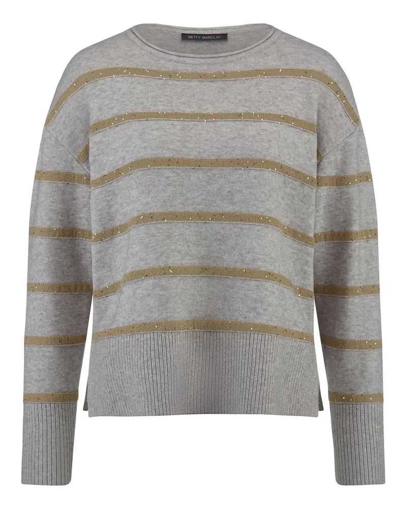 Betty Barclay Rundhals-Pullover  grau Grau