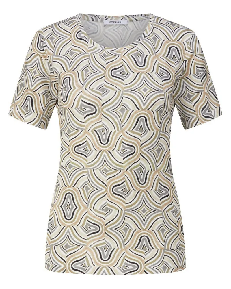 Peter Hahn Rundhals-Shirt  weiss Weiss
