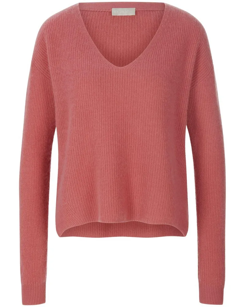 Include V-Pullover aus 100% Premium-Kaschmir  pink Pink