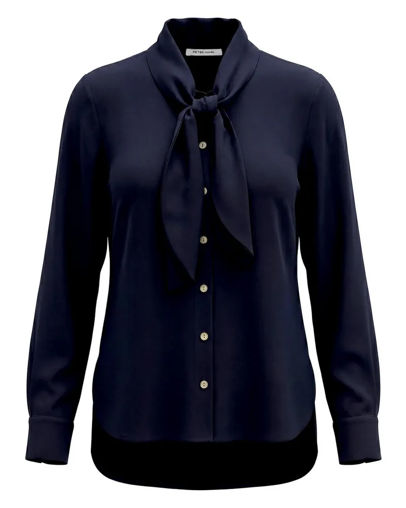 Peter Hahn Bluse  blau Blau