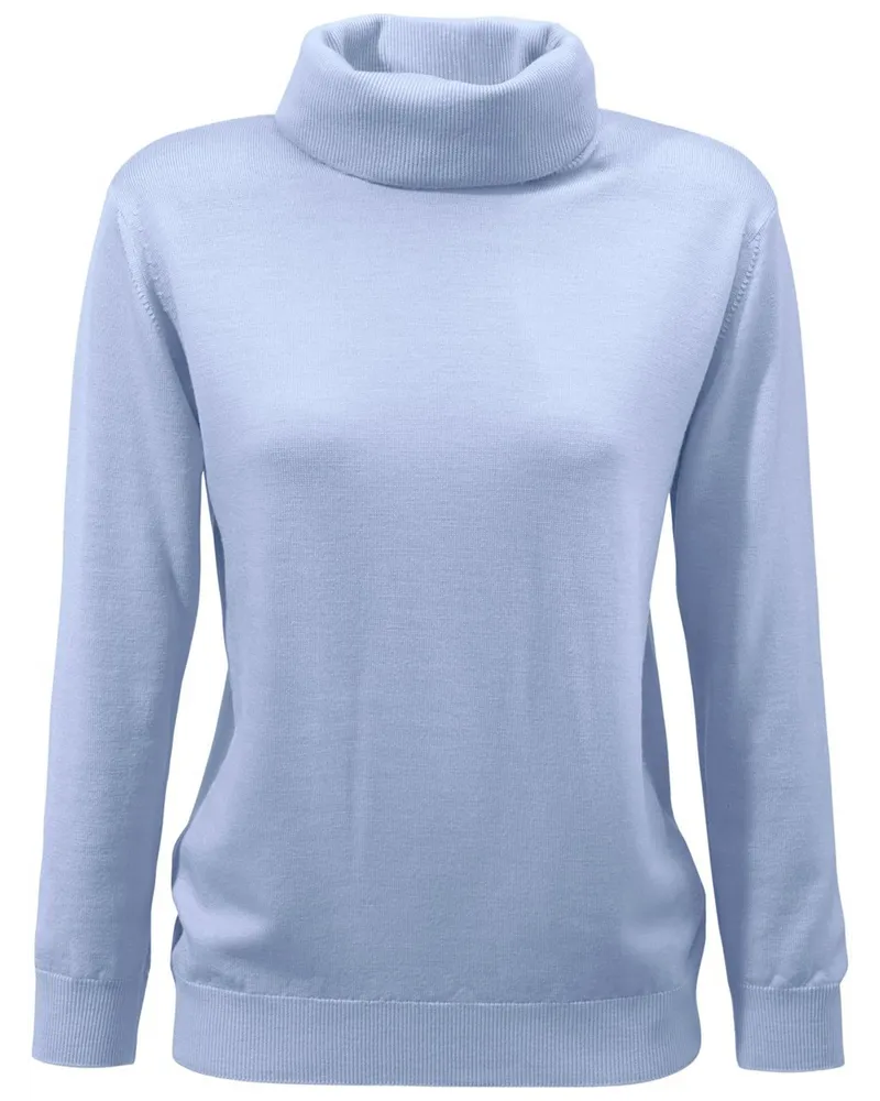 Peter Hahn Pullover aus 100%Schurwolle Pure Tasmanian Wool  blau Blau