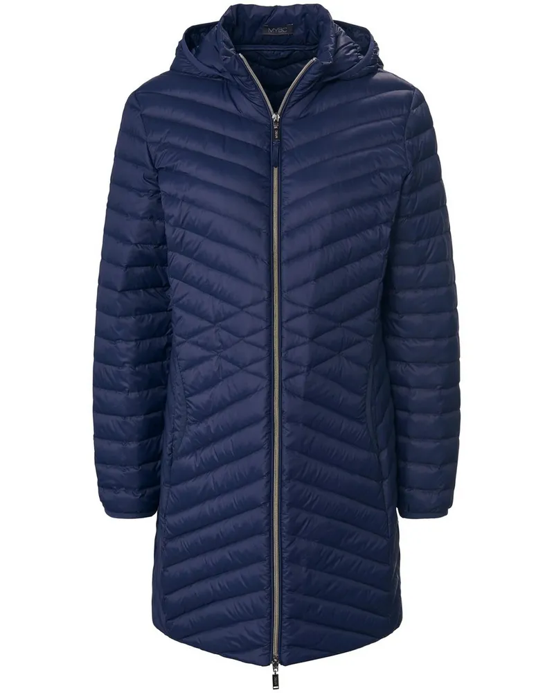 Peter Hahn Daunen-Long-Steppjacke  blau Blau