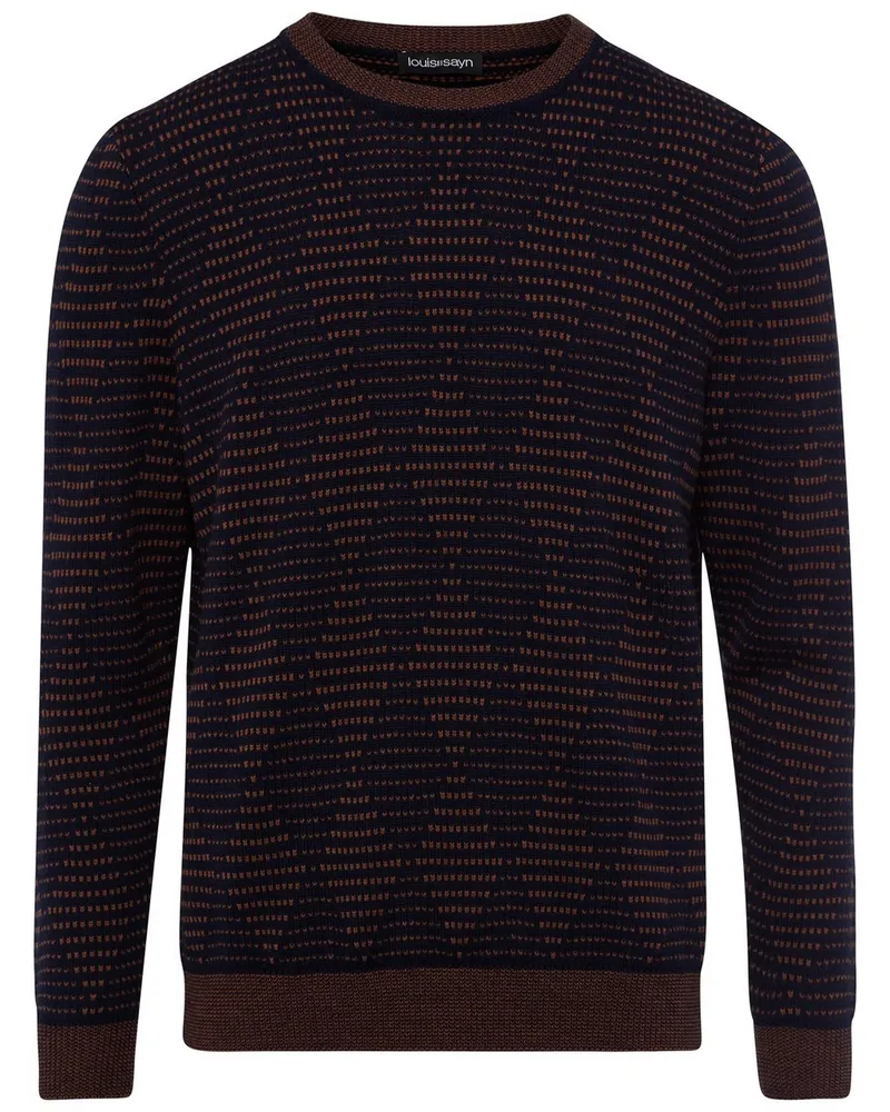 Louis Sayn Rundhals-Pullover  blau Blau