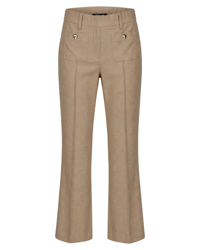 Peter Hahn Slim Fit-7/8-Hose  braun Braun