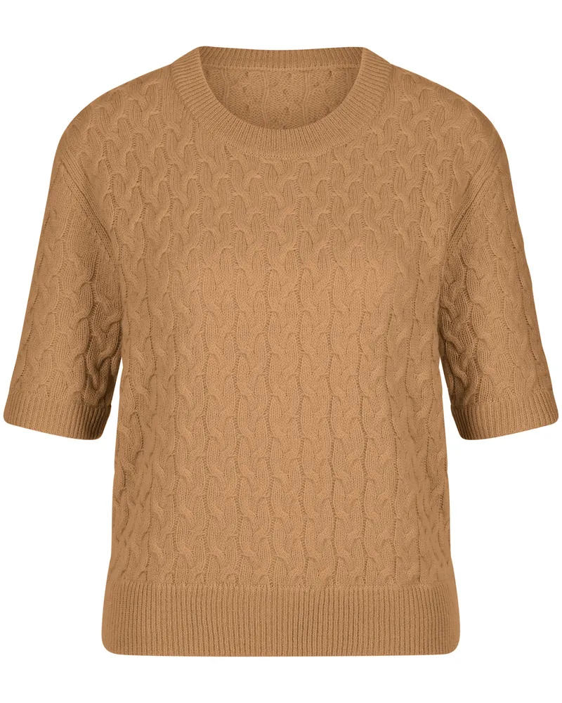 Peter Hahn Rundhals-Pullover  Cashmere braun Braun