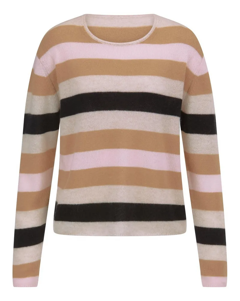 Peter Hahn Rundhals-Pullover  braun Braun