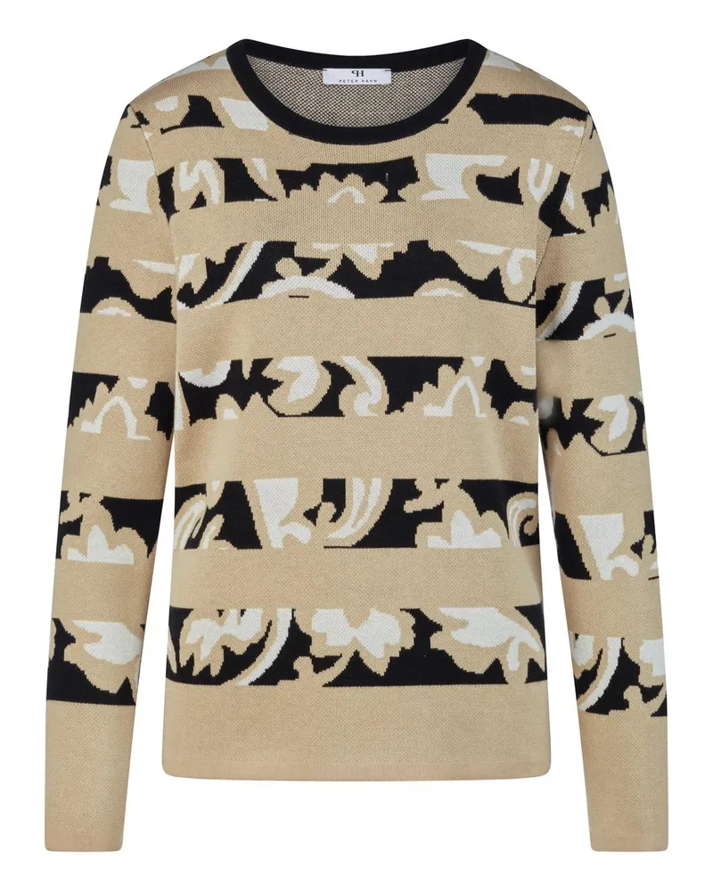 Peter Hahn Rundhals-Pullover 1/1-Arm  schwarz Schwarz