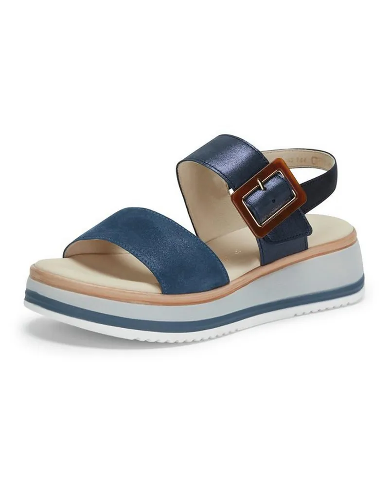 Gabor Plateau-Sandale  Comfort blau Blau