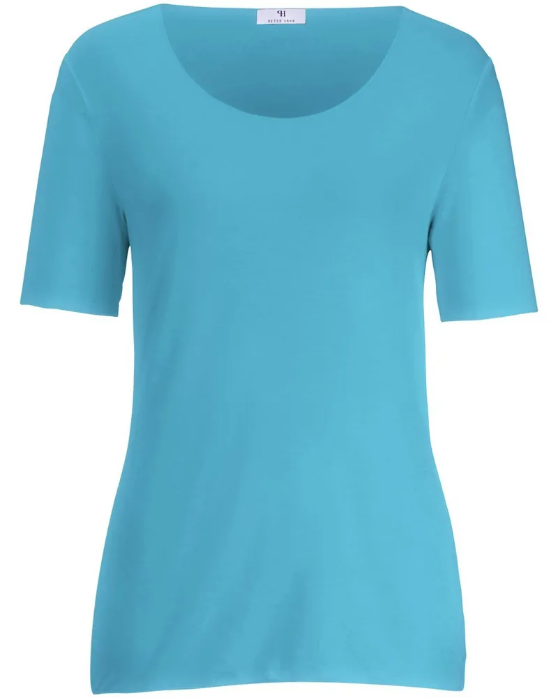 Peter Hahn Rundhals-Shirt langem 1/2-Arm  türkis Türkis