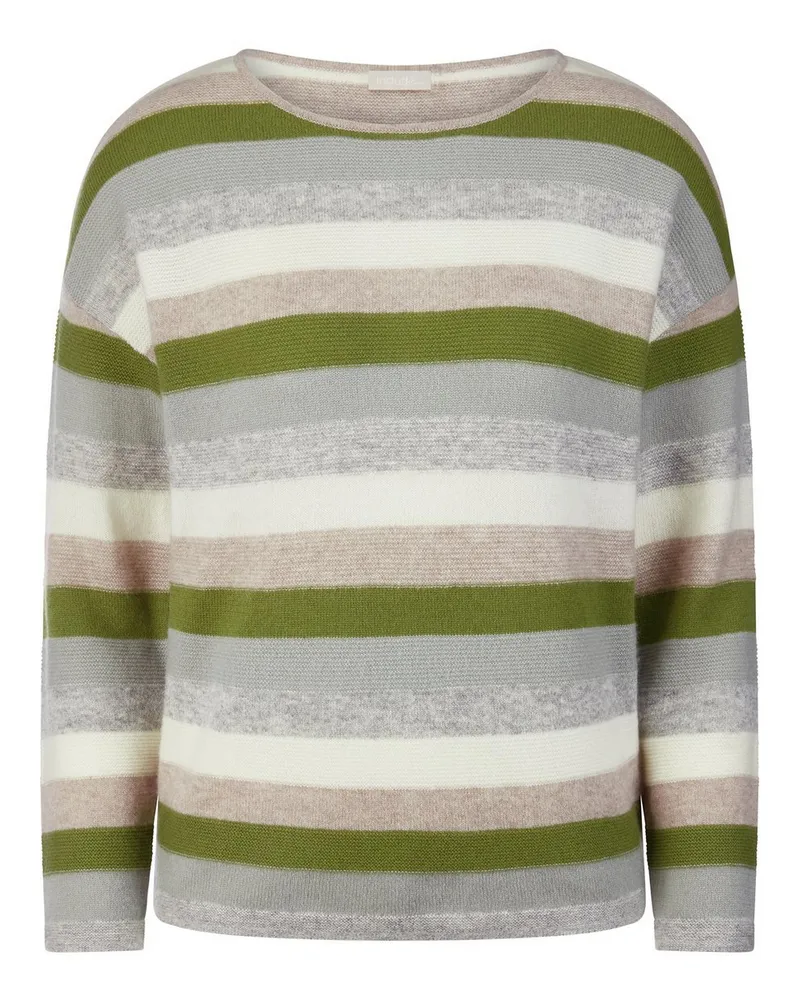 Include Rundhals-Pullover  grün Grün